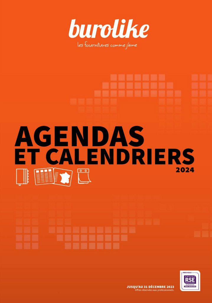 Catalogue Agenda 2024